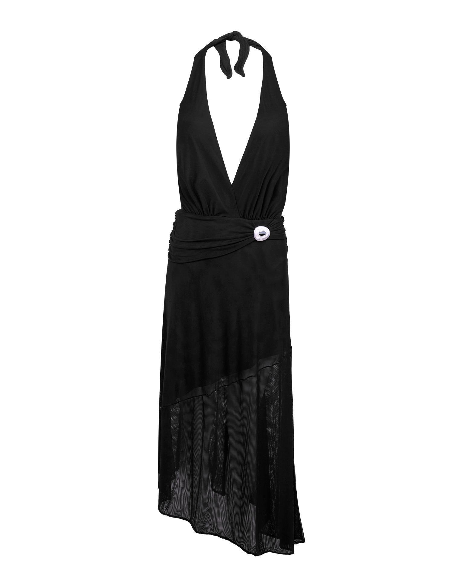 Zita Midi Dress - Black Product Image