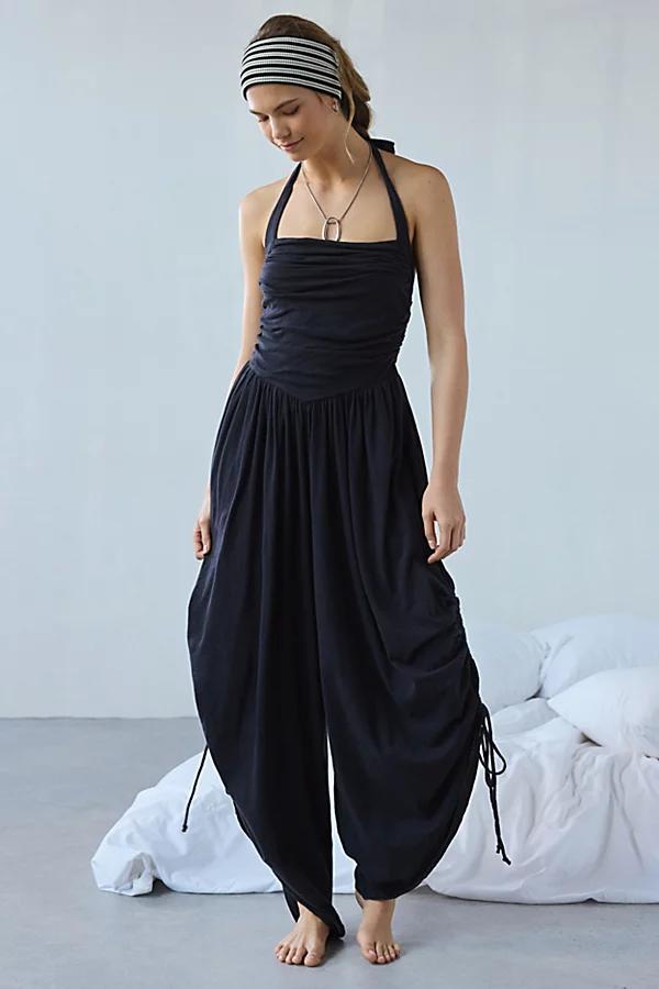 Out From Under Sunkissed Ruched Barrel Leg Jumpsuit Womens at Urban Outfitters Product Image