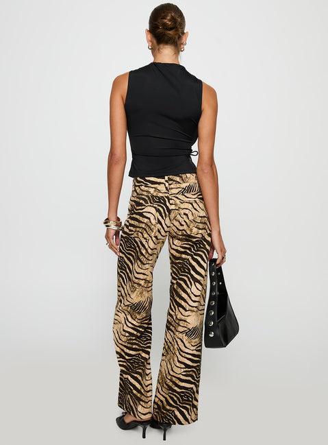 Low Rise Roomy Pants Multi Product Image