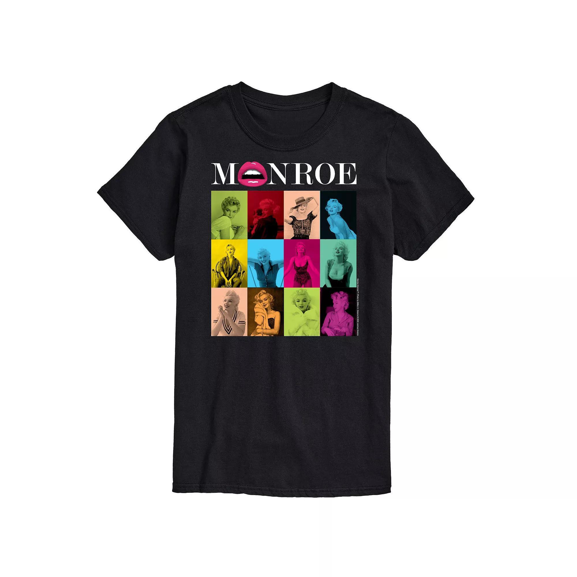Big & Tall Marilyn Monroe Grid Tee, Mens Product Image