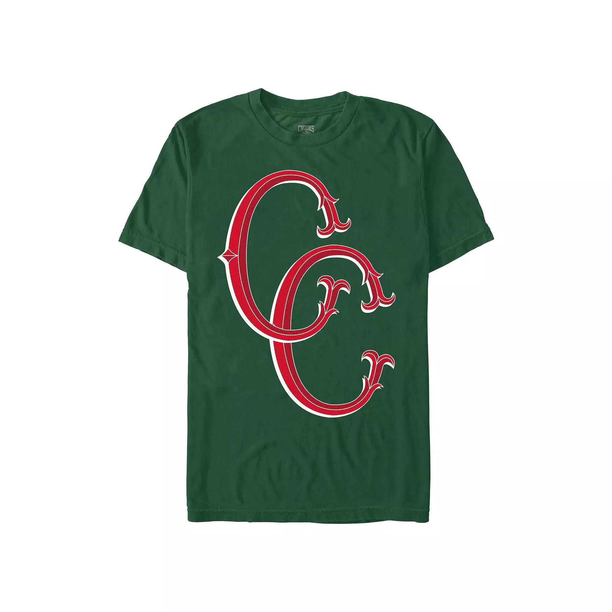 Men's Crooks And Castle C's Graphic Tee, Size: 3XL, Green Green Product Image