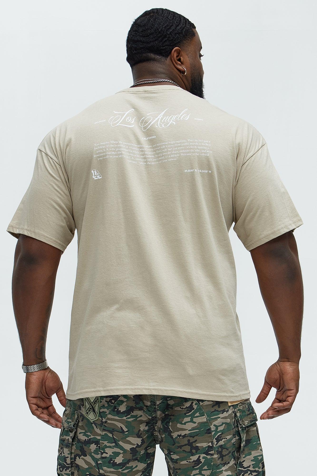 City Of Los Angeles Short Sleeve Tee - Taupe Product Image