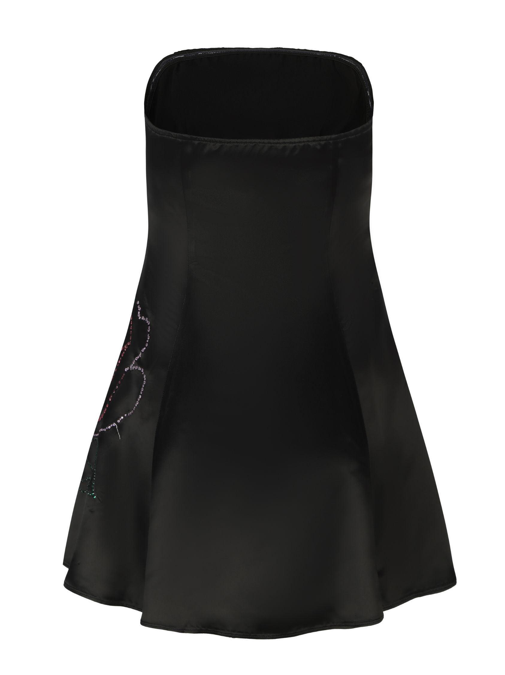 Victoria Rose Dress (Black) (Final Sale) Product Image
