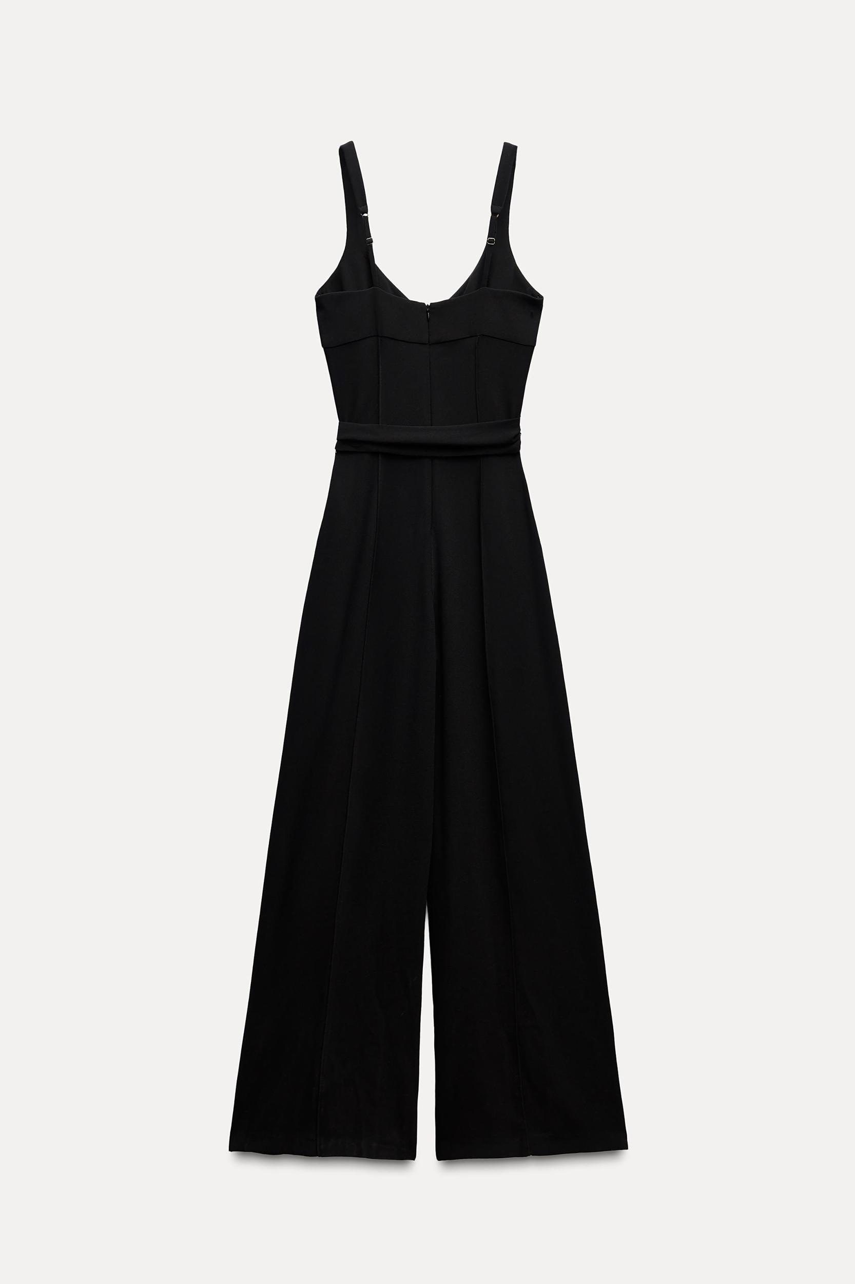 WIDE JUMPSUIT WITH BELT Product Image