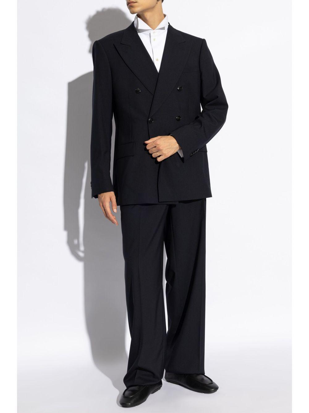 double-breasted wool suit Product Image