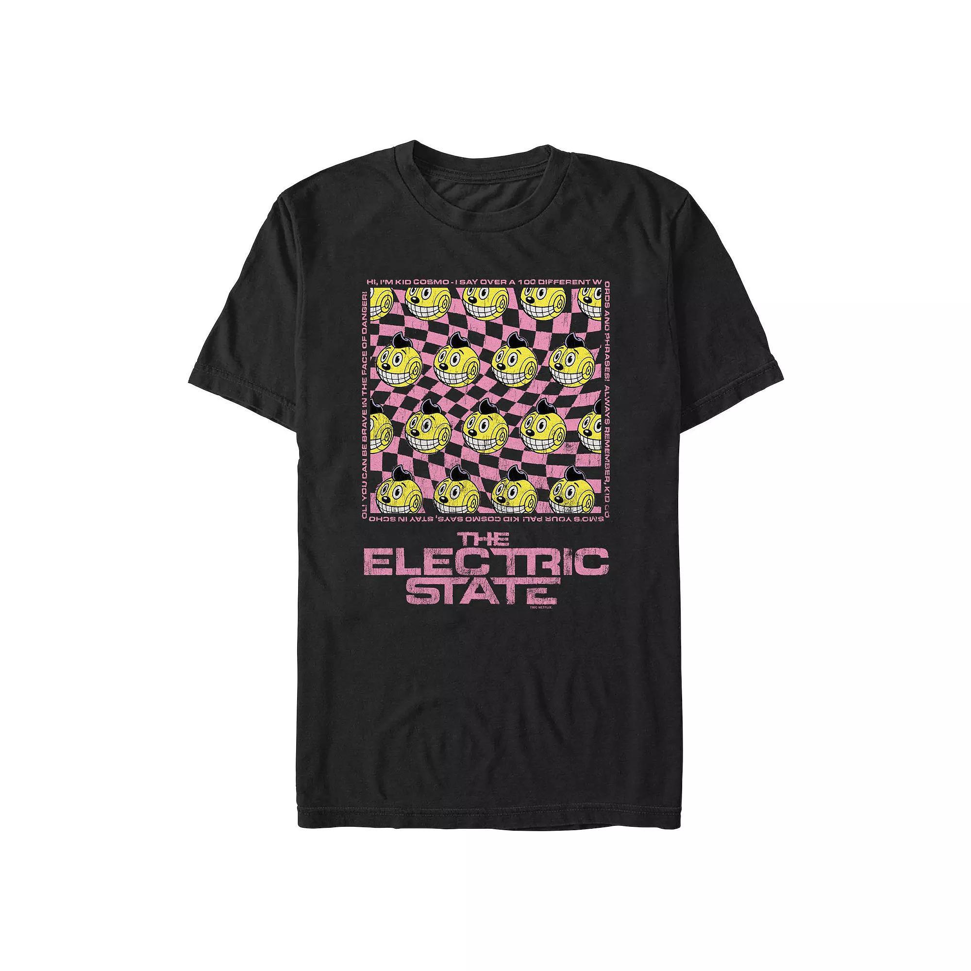 Men's The Electric State Kid Cosmo Poster Graphic Tee, Size: Large, Black Product Image