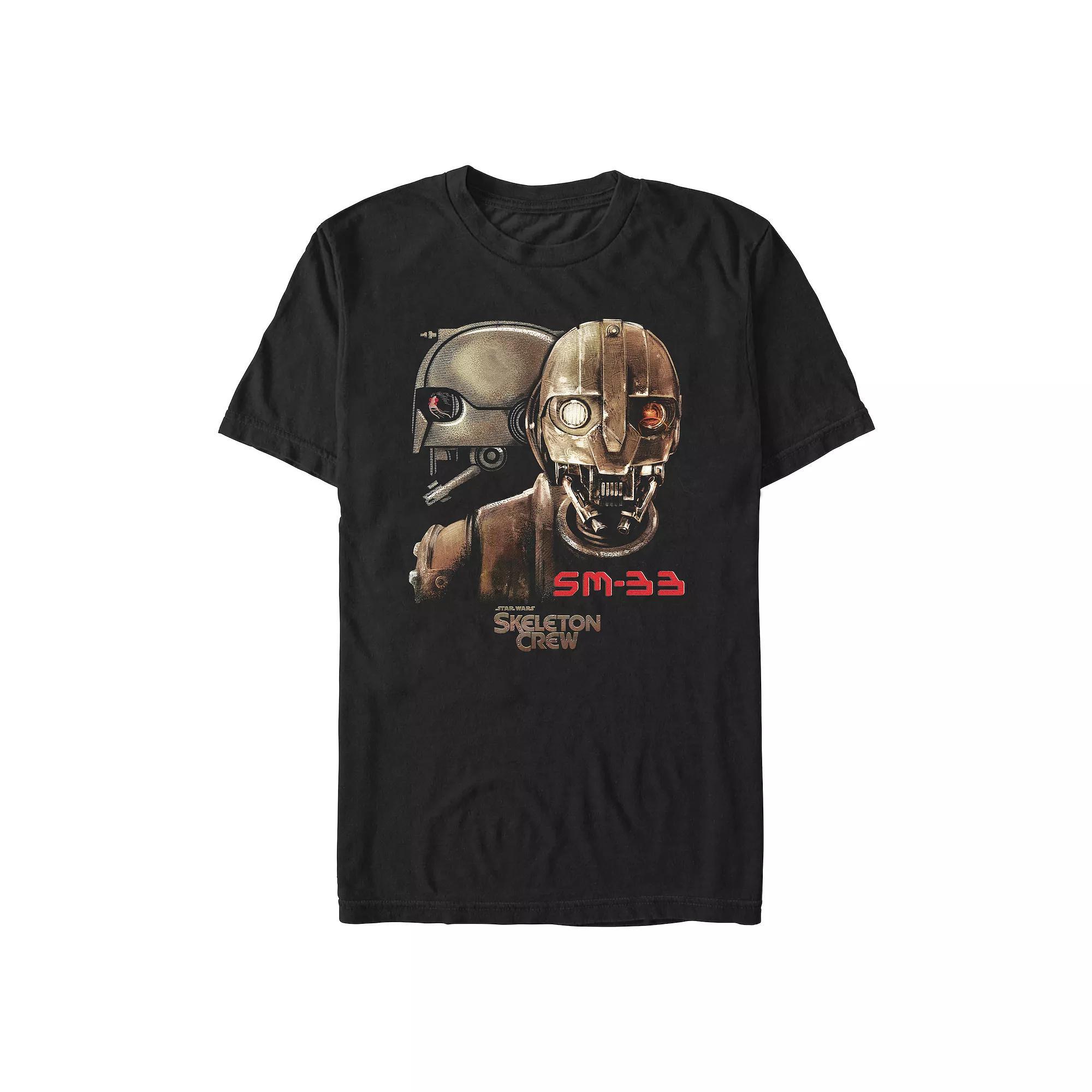 Men's Star Wars Skeleton Crew SM-33 Poster Graphic Tee, Size: Medium, Black Product Image