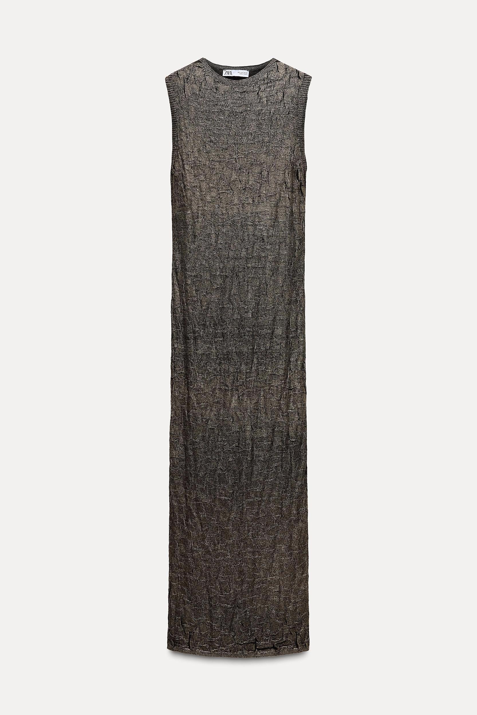 FOIL KNIT DRESS Product Image