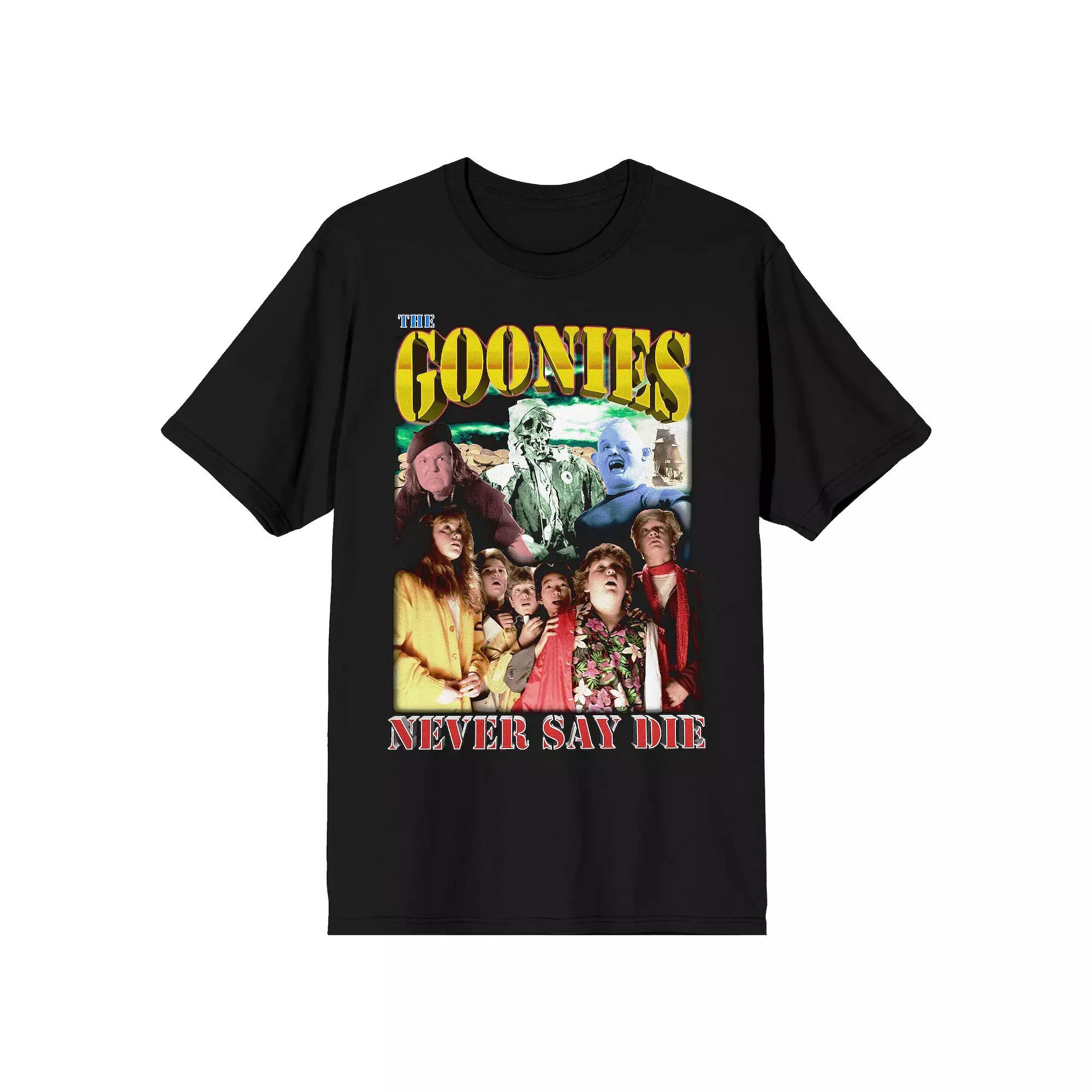 Men's Goonies Never Say Die Tee, Size: Large, Black Product Image
