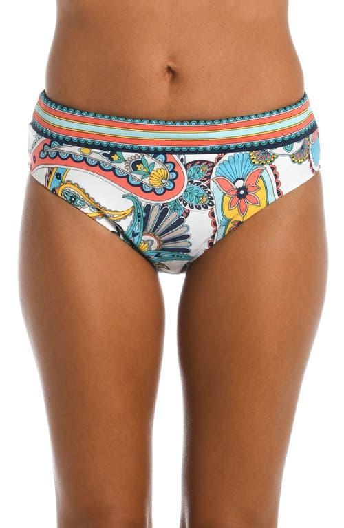 La Blanca Pave The Way Shirred Band Hipster Women's Swimwear Product Image