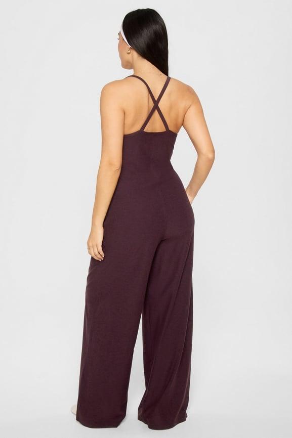 Cloud Jersey Wide Leg Onesie Product Image