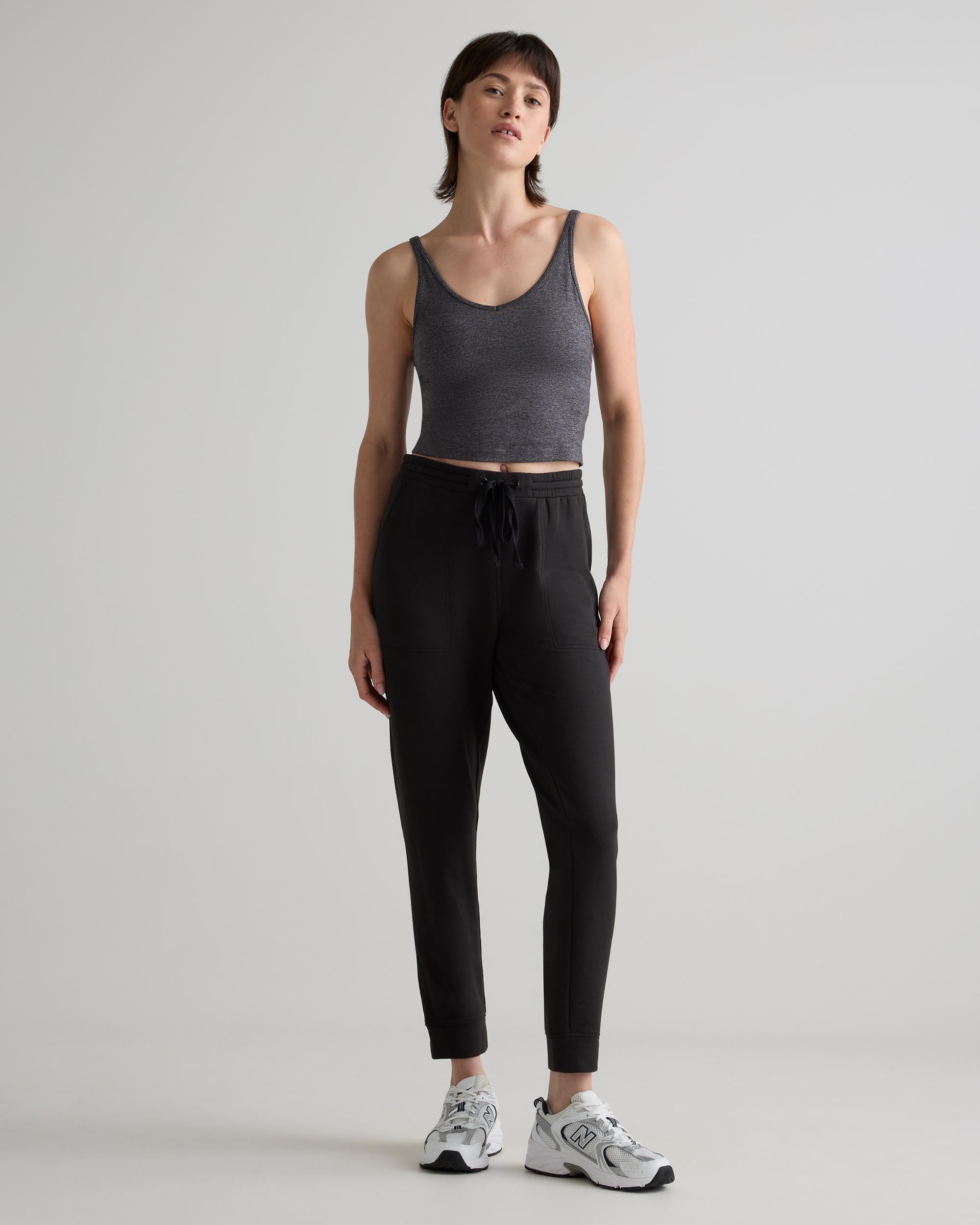 Quince | Women's Fleece Sweatpants Supersoft Fleece Lounge Pants, Size XS, Lenzing Modal Product Image
