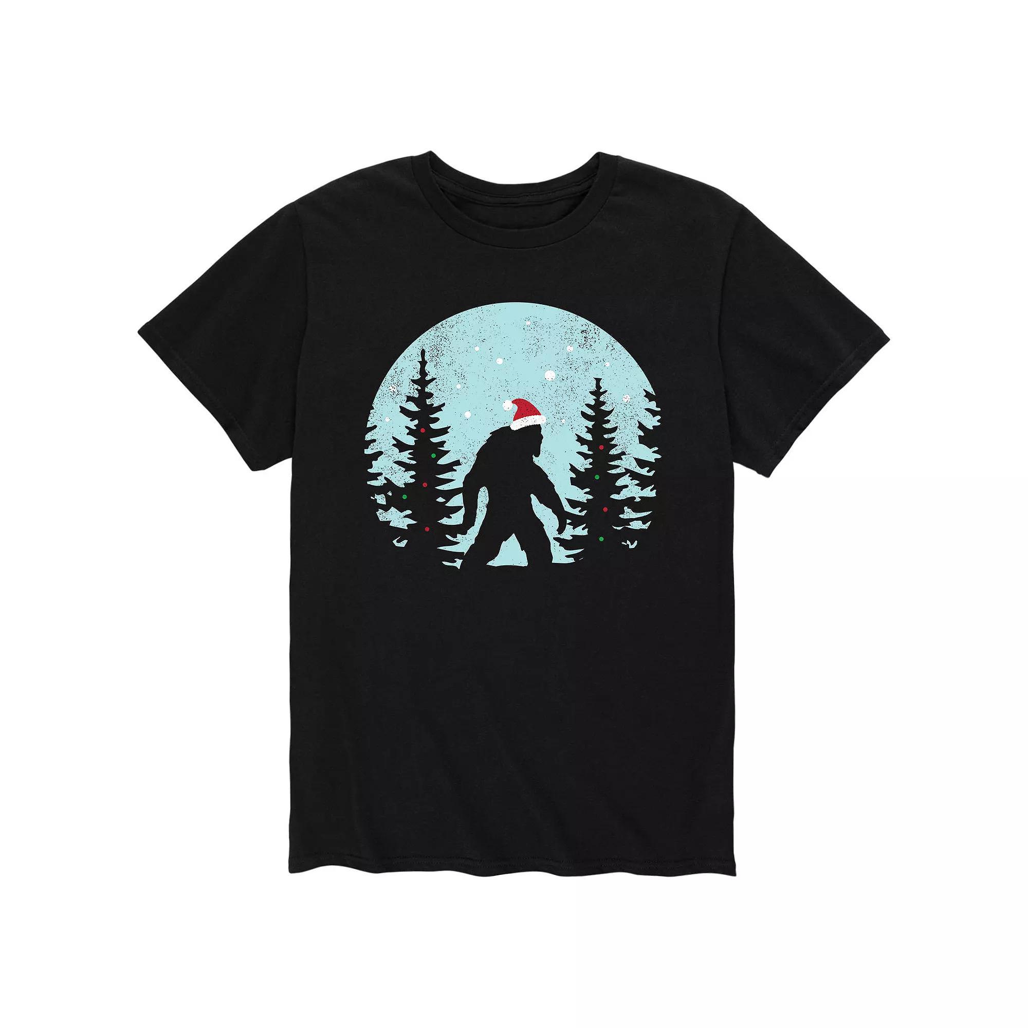 Men's Sasquatch Winter Tee, Size: Small, Black Product Image