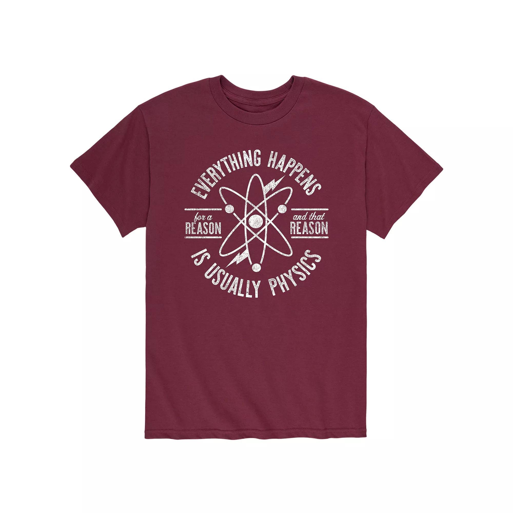 Mens Everything Happens For Reason Tee Product Image