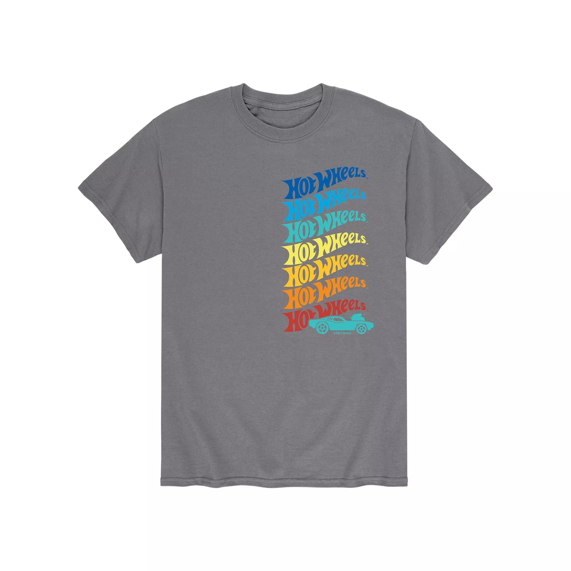 Mens Hot Wheels Tee Grey Product Image