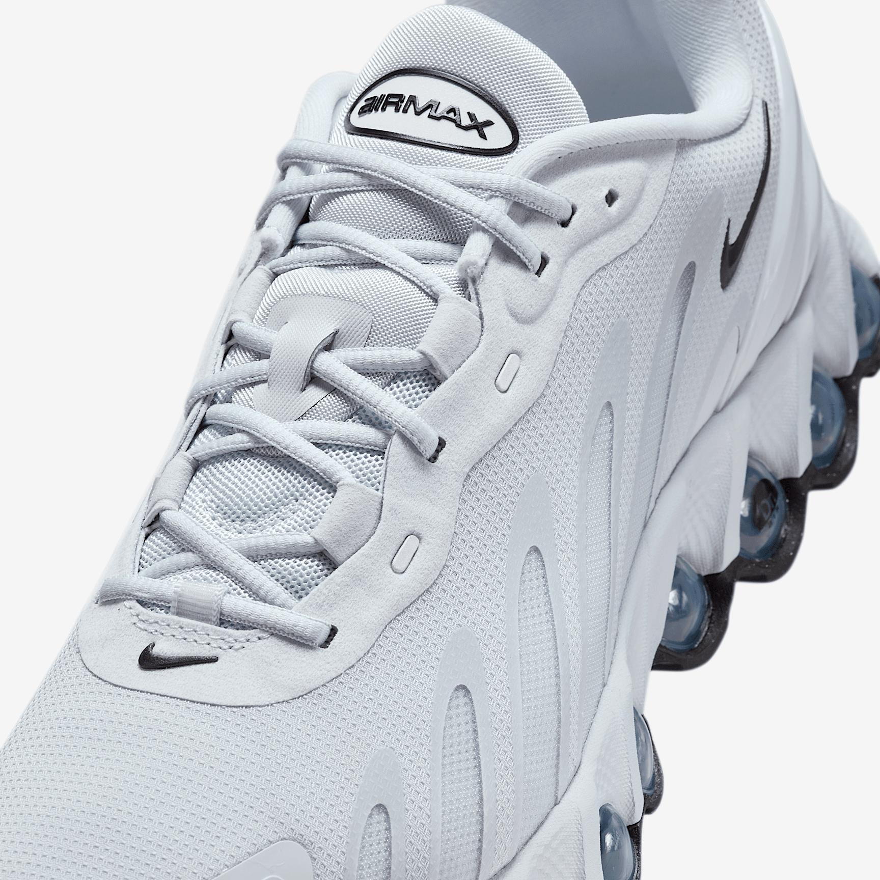 Nike Mens Air Max Dn8 Casual Shoes in Pure Platinum/Pure Platinum/Black Product Image