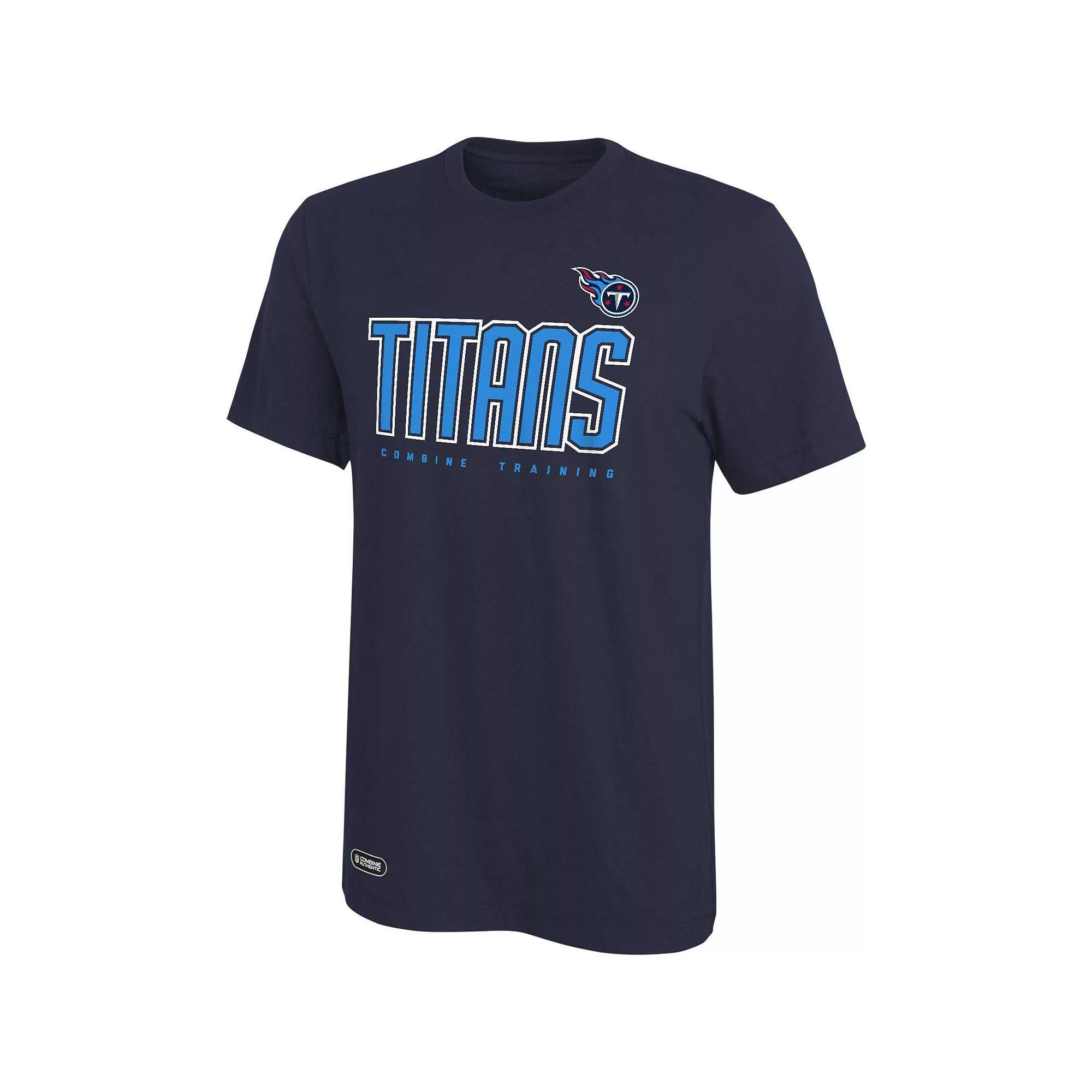 Men's Navy Tennessee Titans Prime Time T-Shirt, Size: 2XL, Blue Product Image
