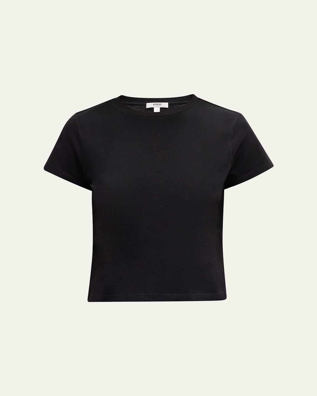 Agolde Adine Cotton Shrunken Tee Product Image