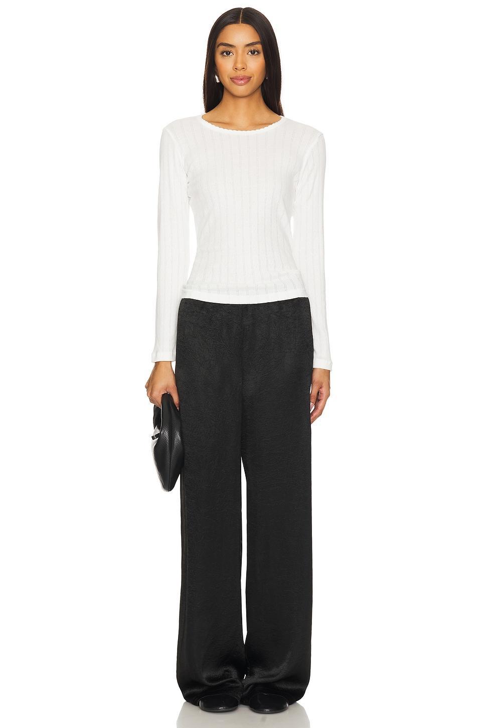 Pointelle Long Sleeve Product Image
