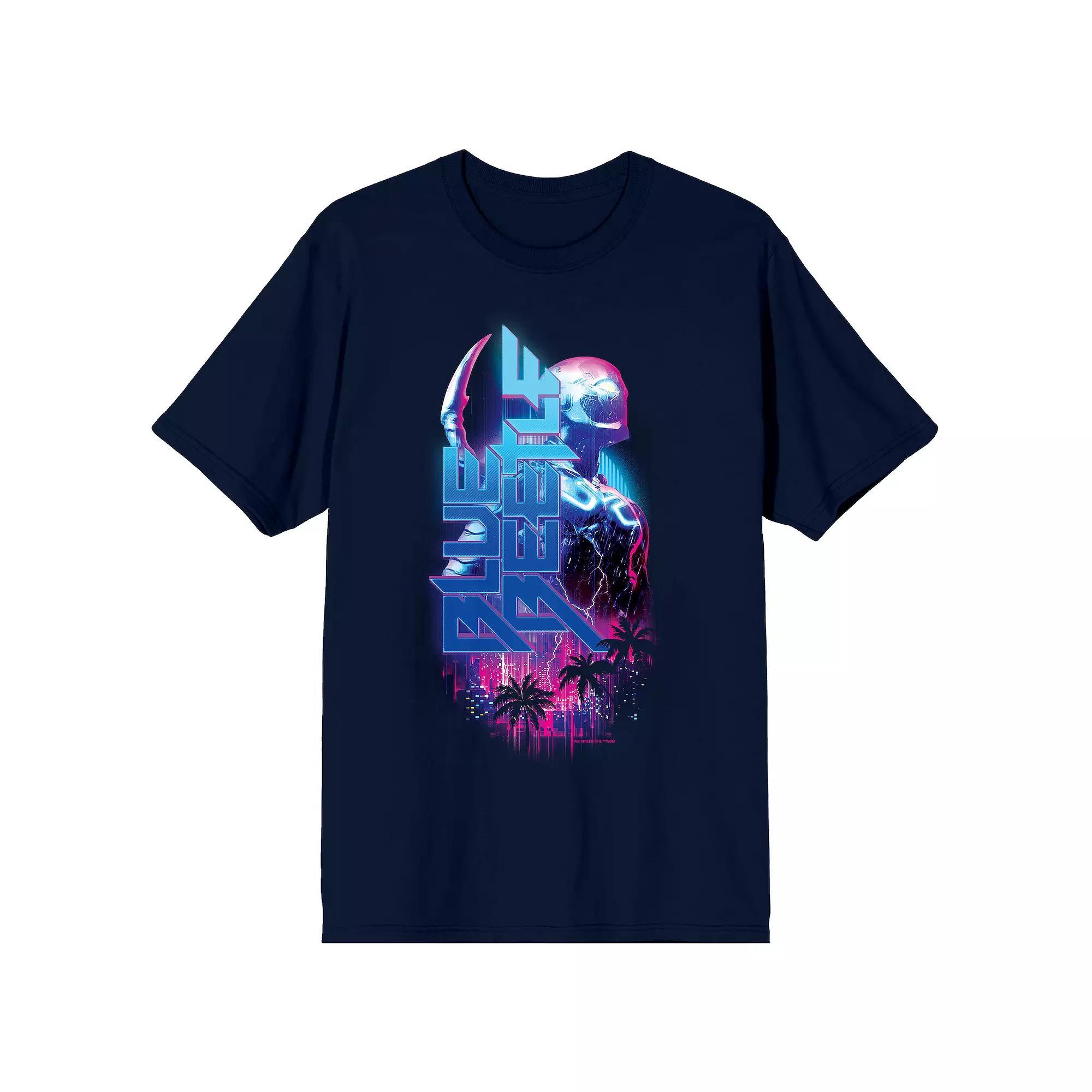 Men's Blue Beetle Hero & Logo Graphic Tee, Size: XL Product Image