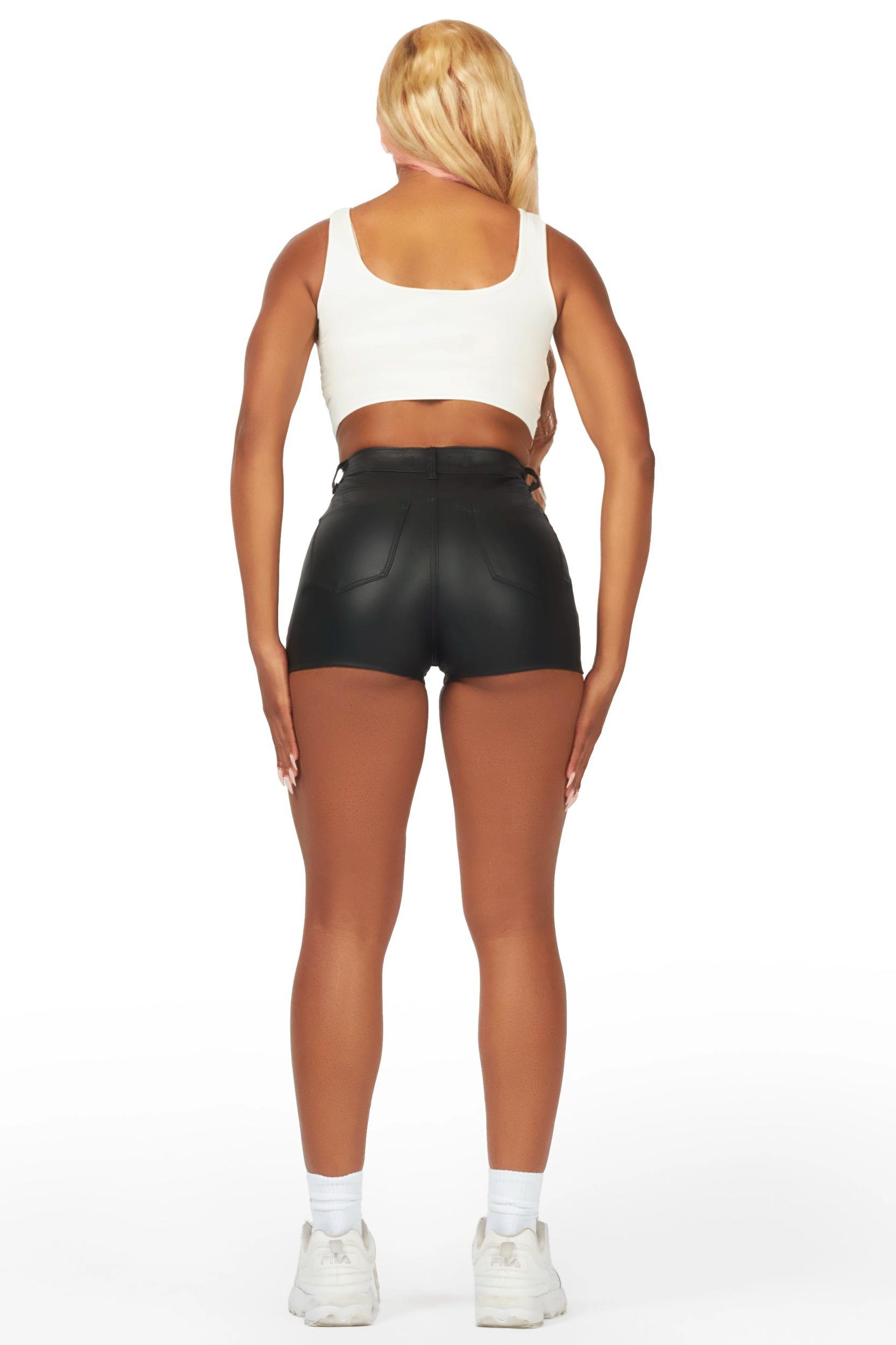Tamry Black PU Short Female Product Image