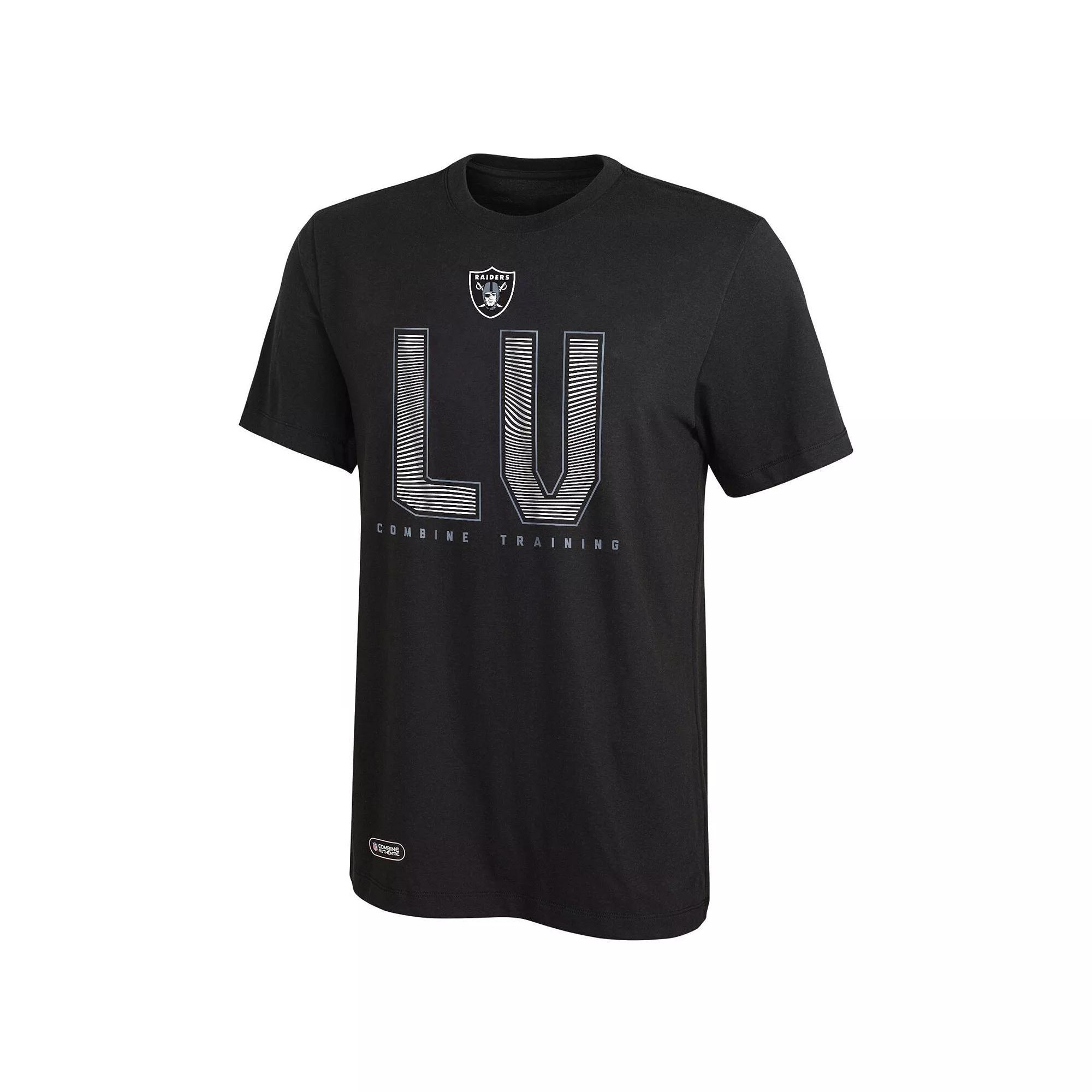 Men's Black Las Vegas Raiders Record Setter T-Shirt, Size: Medium, Lvr Black Product Image
