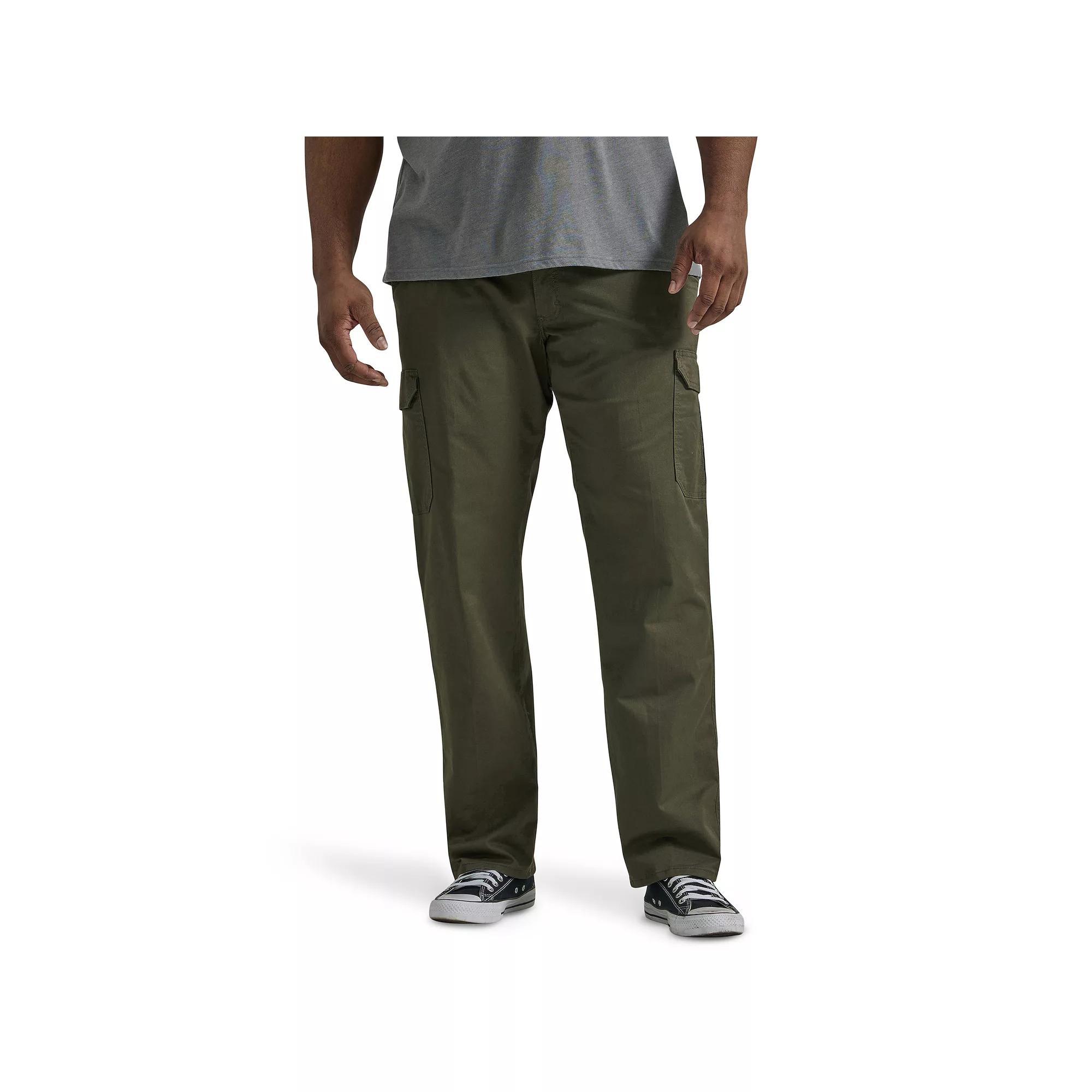 Big & Tall Lee® Extreme Motion Twill Cargo Pants, Men's, Size: 48X29, Frontier Green Product Image