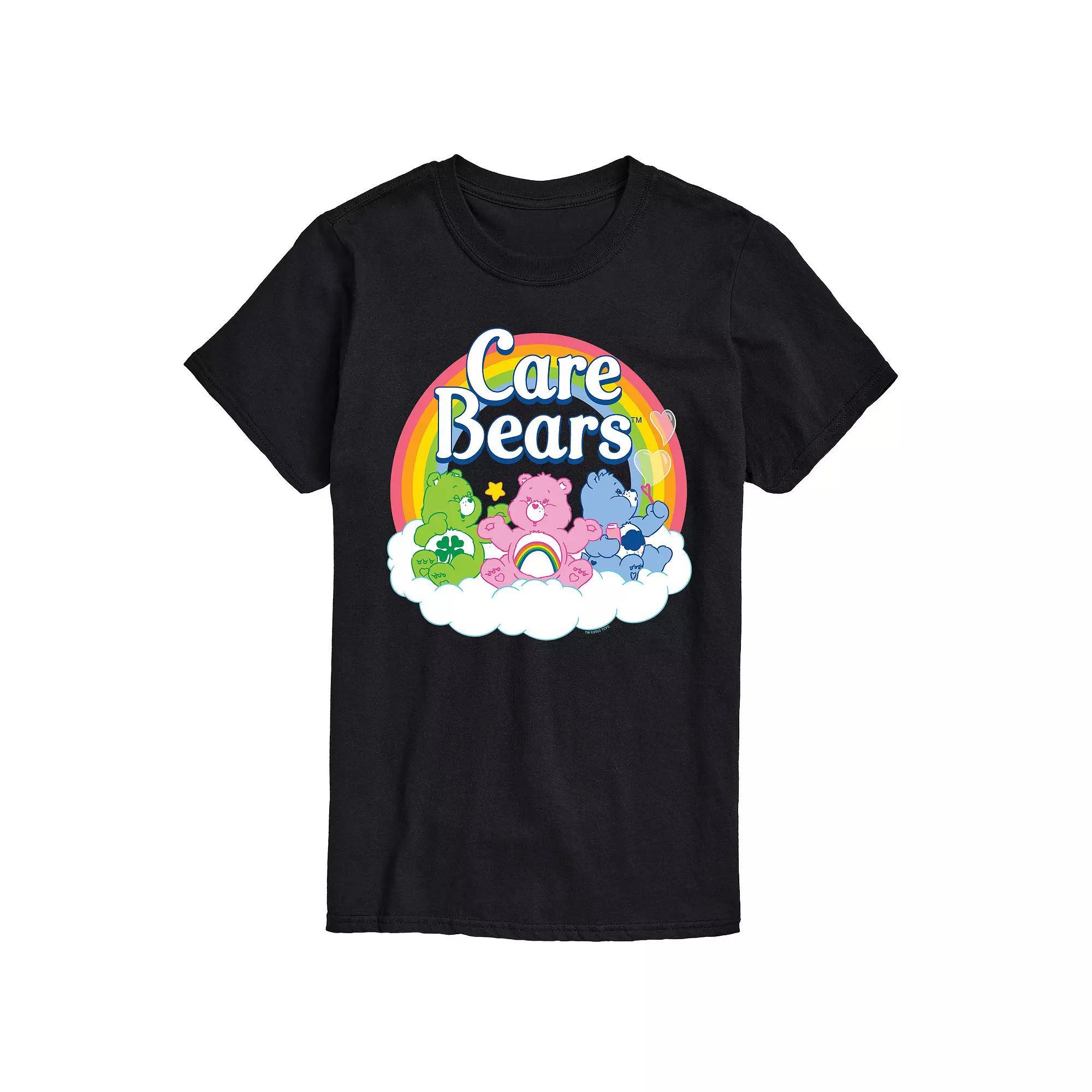 Big & Tall Care Bears Logo Group Graphic Tee, Mens Product Image