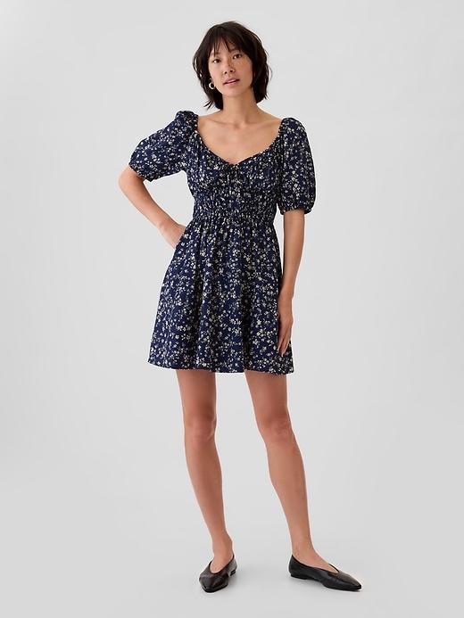 Smocked Mini Dress Product Image