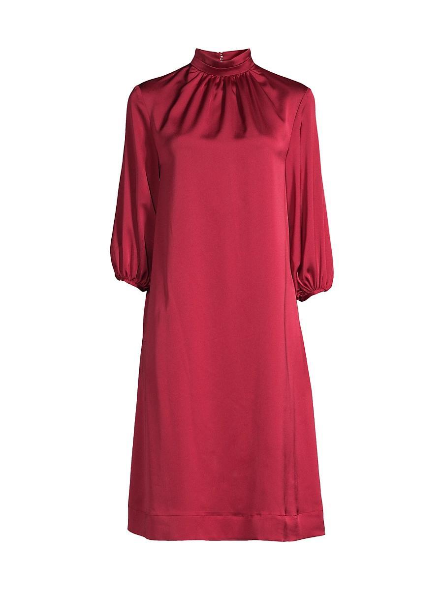 Misook Mock Neck A Line Dress Product Image