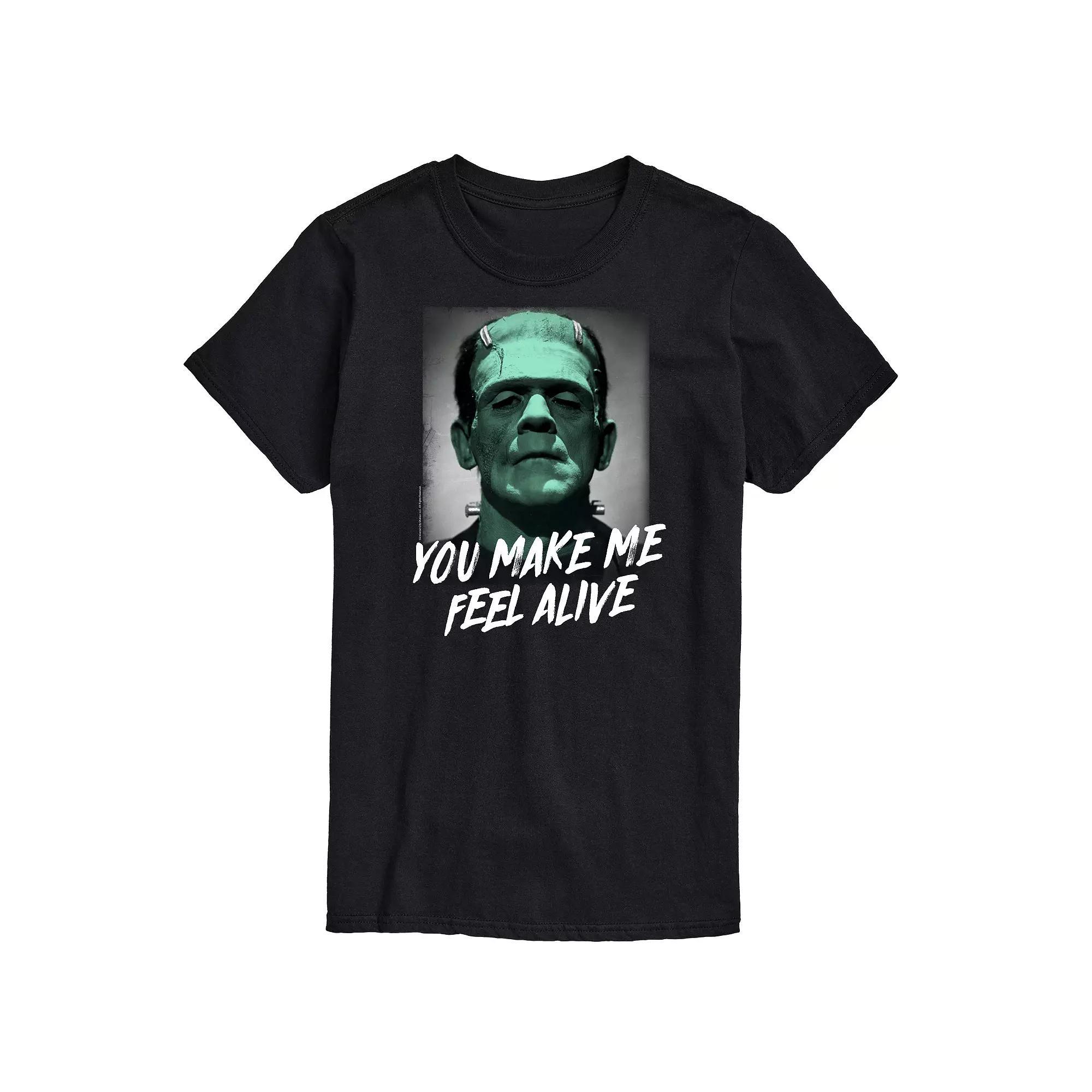 Big & Tall Universal Monsters Make Me Frankenstein Graphic Tee, Mens Product Image