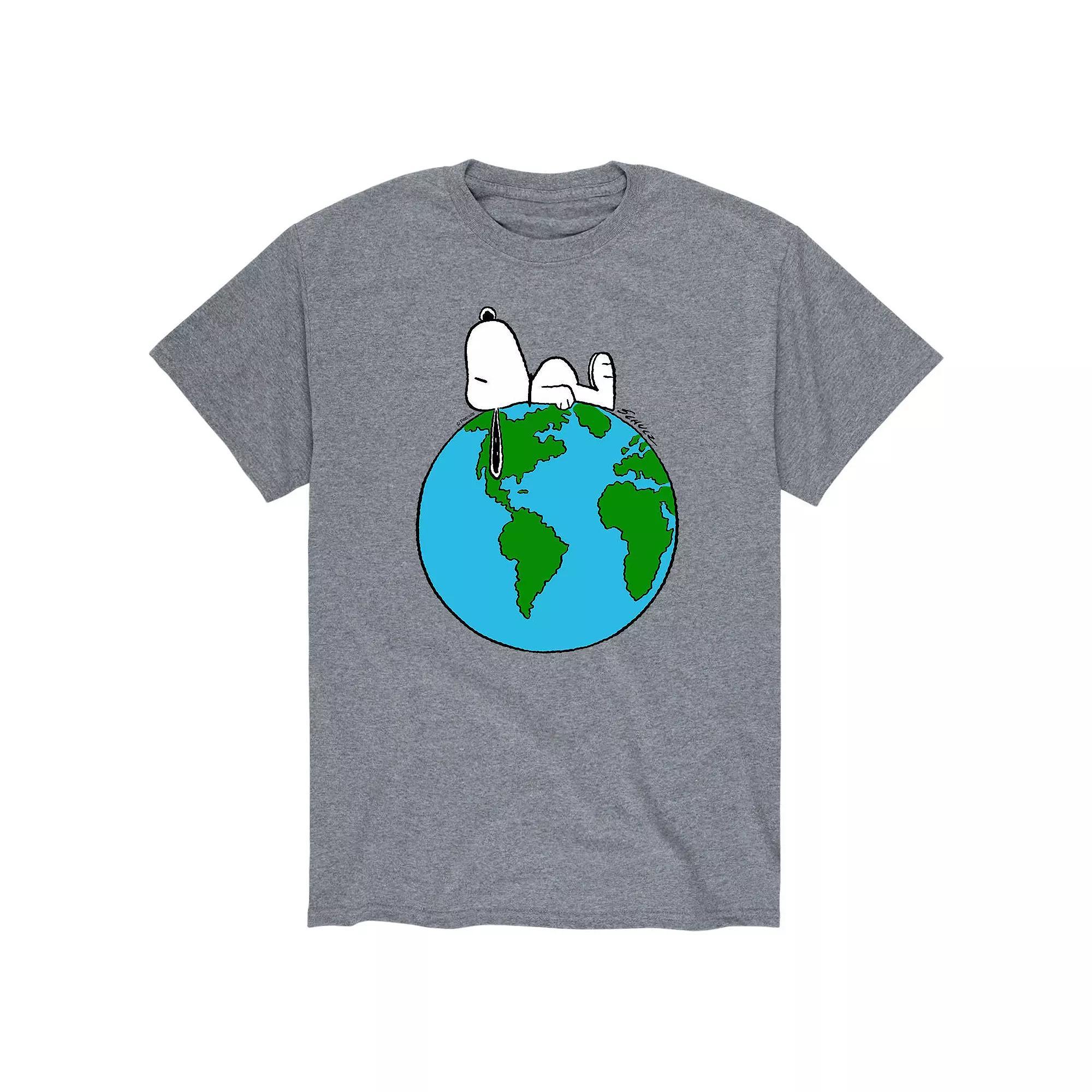 Mens Peanuts Top of The World Tee Product Image