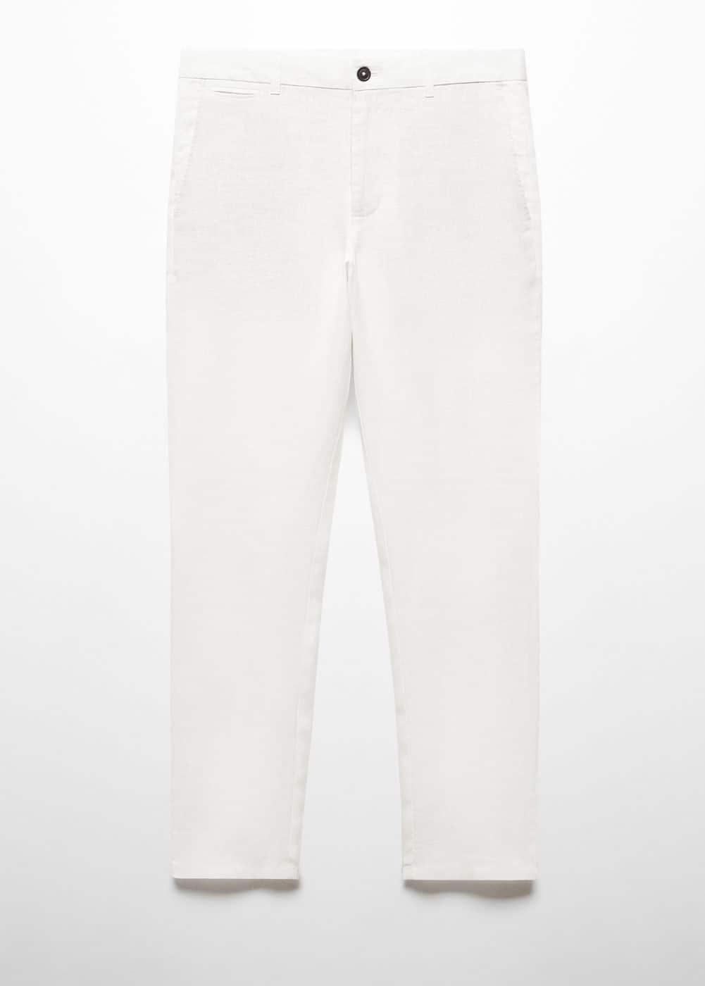 Mango Mens Cotton Trousers Product Image