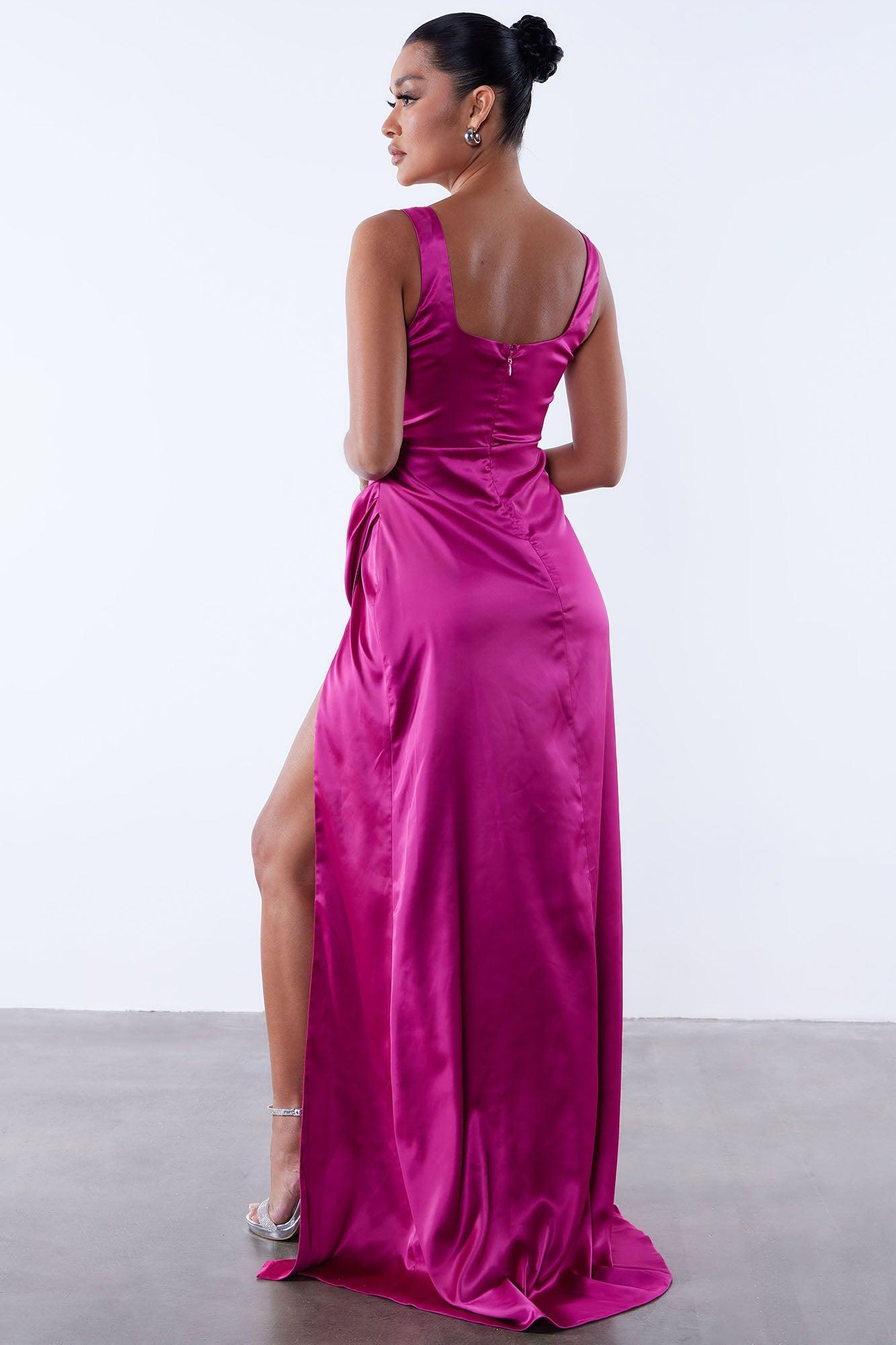 No Tiara Needed Dress - Raspberry Product Image
