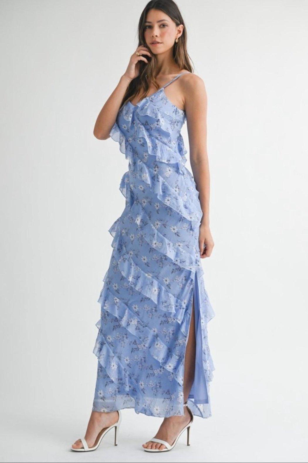 Tiered Floral Dress Product Image
