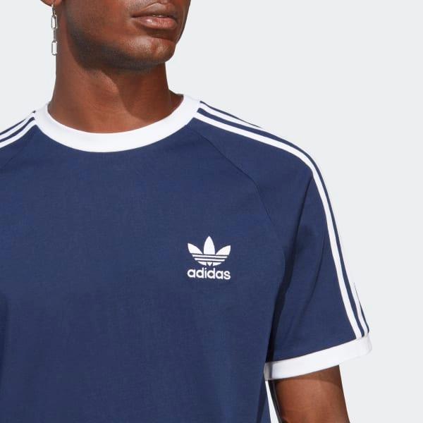 adidas Adicolor Classics 3-Stripes Tee Green S Mens Product Image