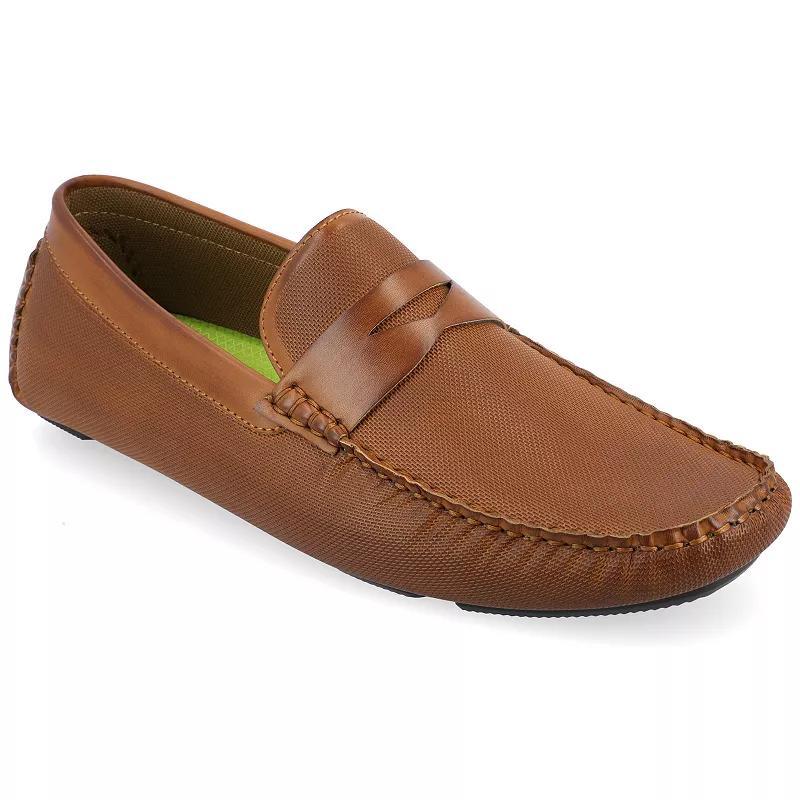 VANCE Isaiah Men's Tru Comfort Foam Driving Loafers, Size: 10.5, Red Product Image