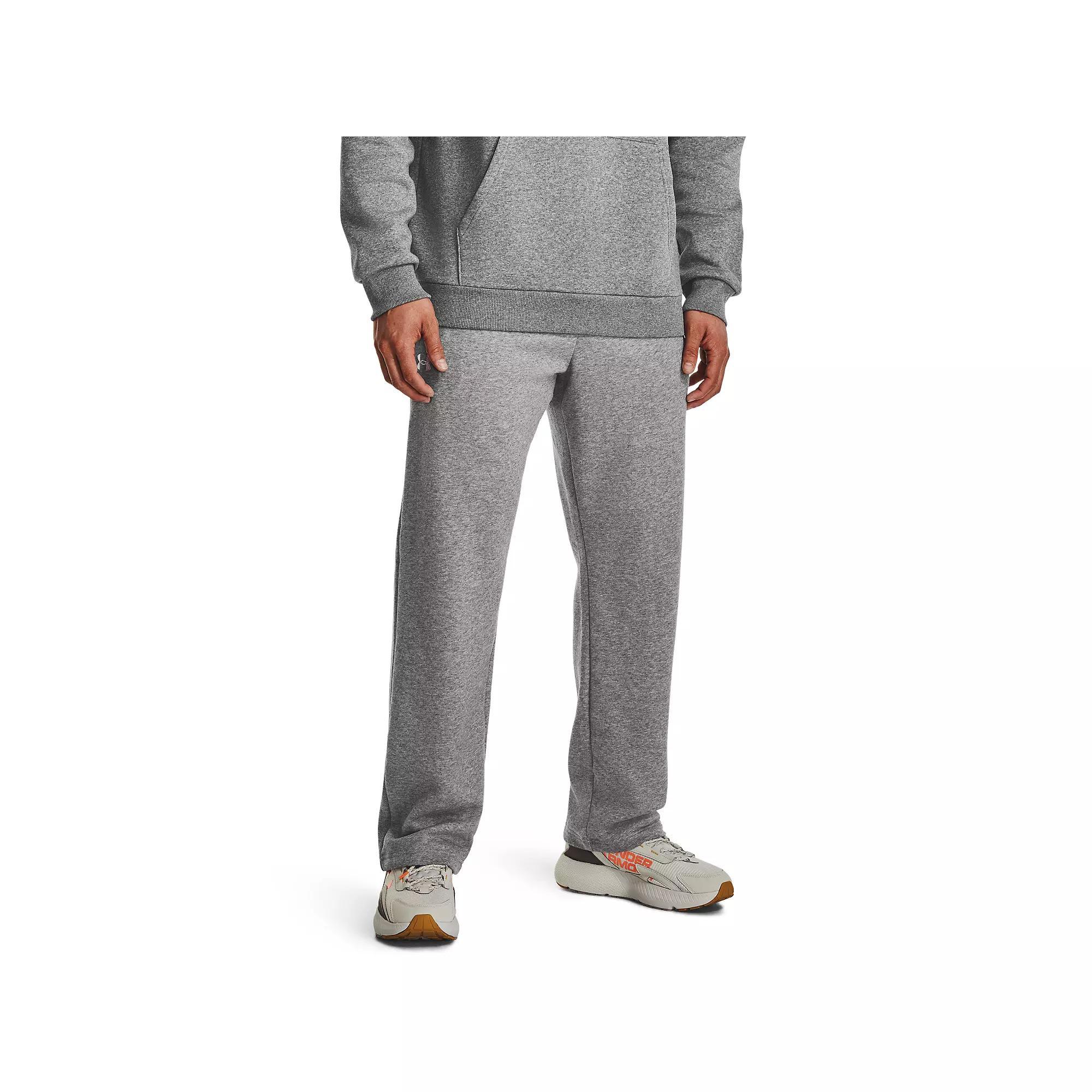 Men's Under Armour Rival Fleece Pants, Size: Small, Castlerock Grey Product Image
