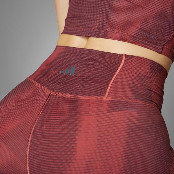 adidas All Me Graphic 7/8 Leggings Preloved Ruby XS Womens Product Image
