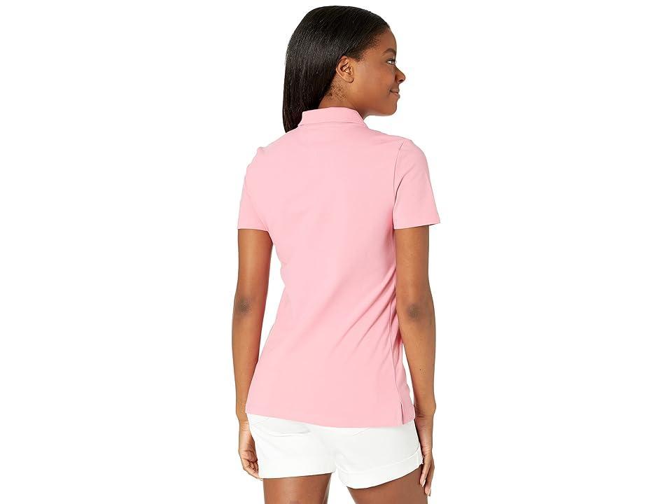 Tommy Hilfiger Solid Short Sleeve Polo Women's Clothing Product Image