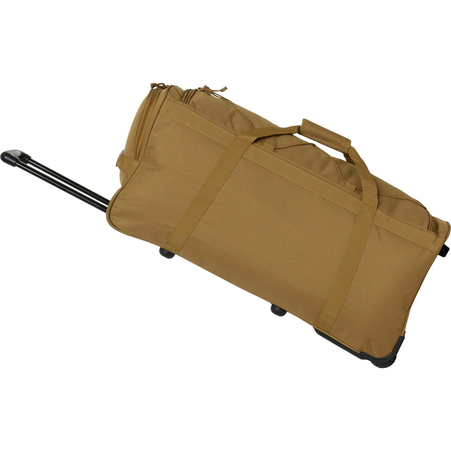 HIGHLAND TACTICAL 30” Squad Rolling Duffel Bag - Desert Product Image