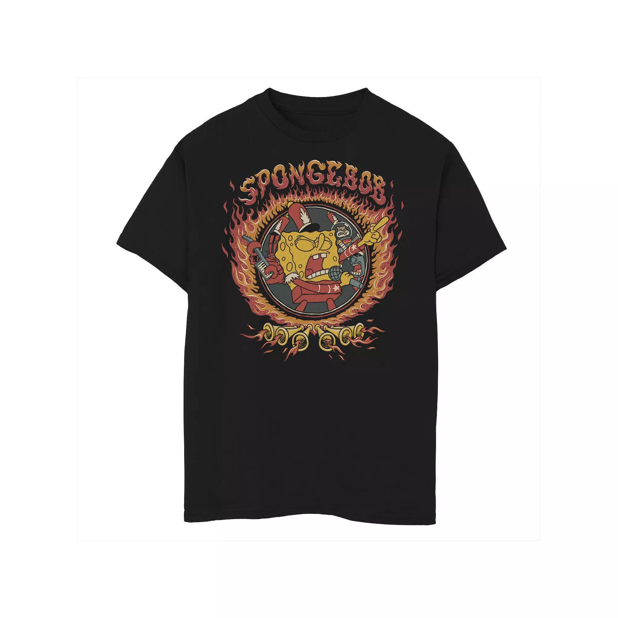 Disney Boys 8-20 Group Shot Christmas Wreath Graphic Tee, Boy's, Size: XL, Red Product Image