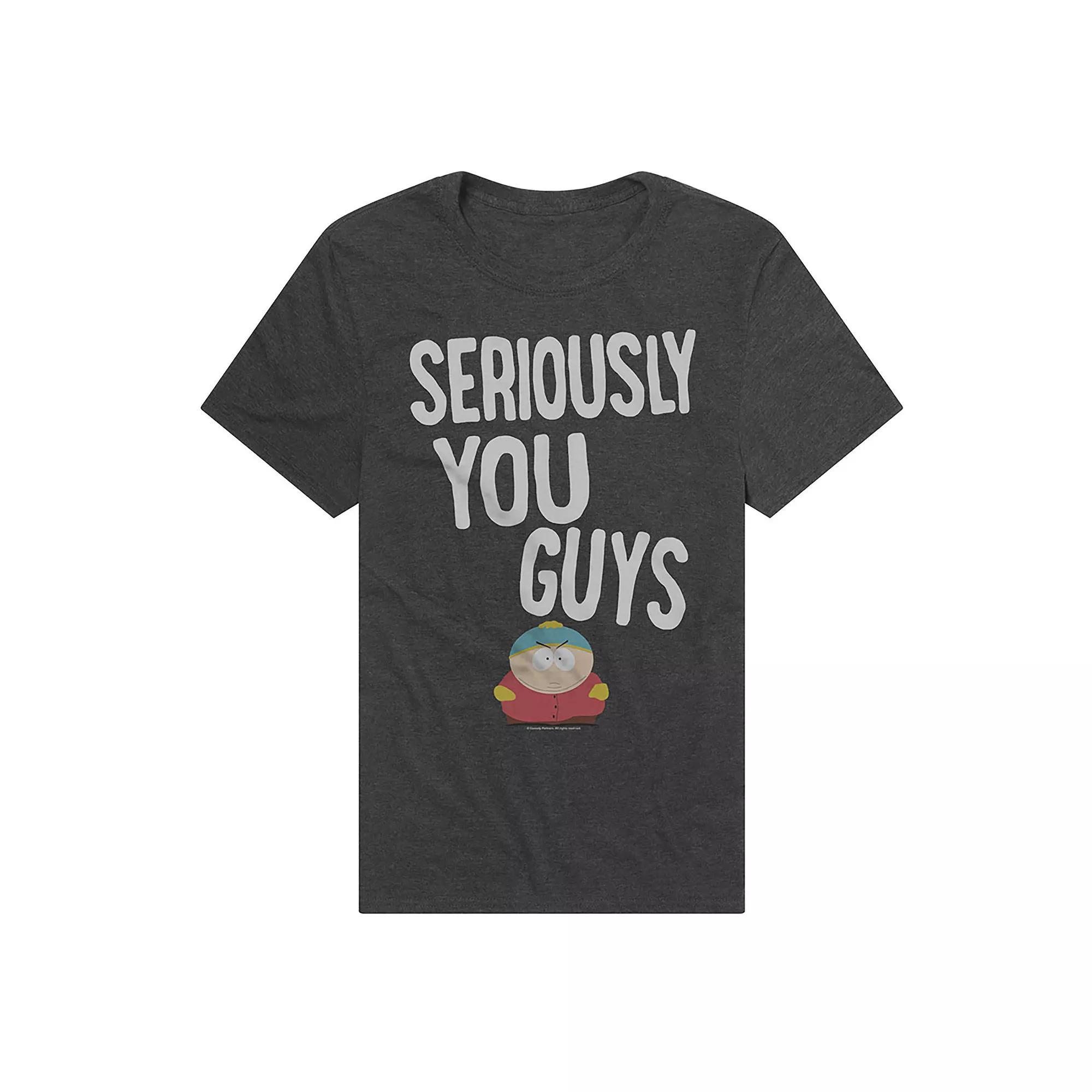 Men's South Park Seriously Graphic Tee, Size: Small, Grey Product Image