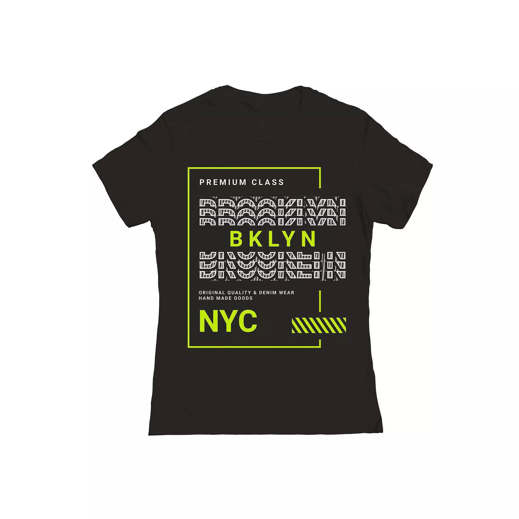 Junior's Premium Class Brooklyn Graphic Tee, Women's, Size: Medium, Black Product Image