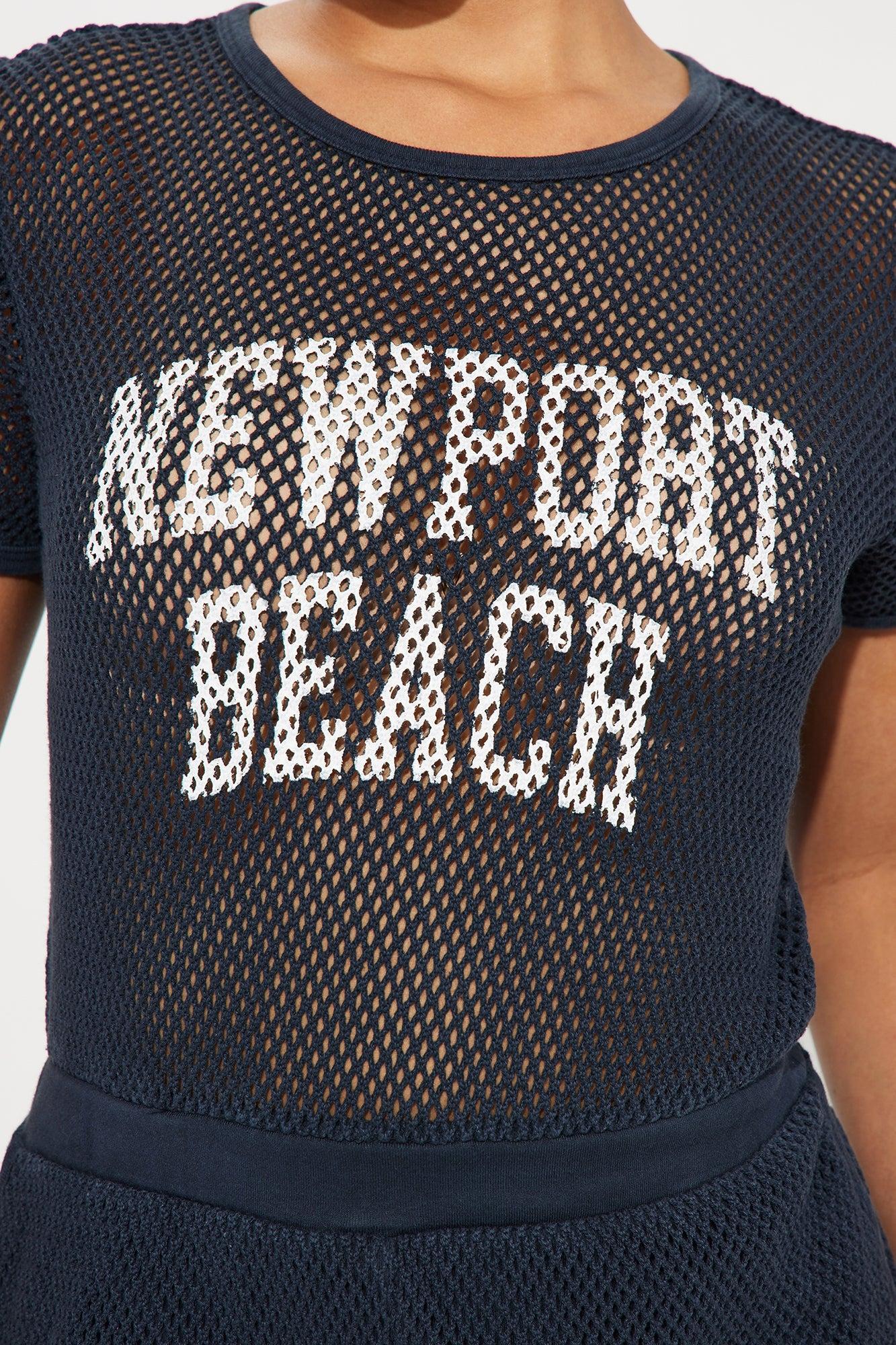 Newport Beach Romper - Navy Product Image