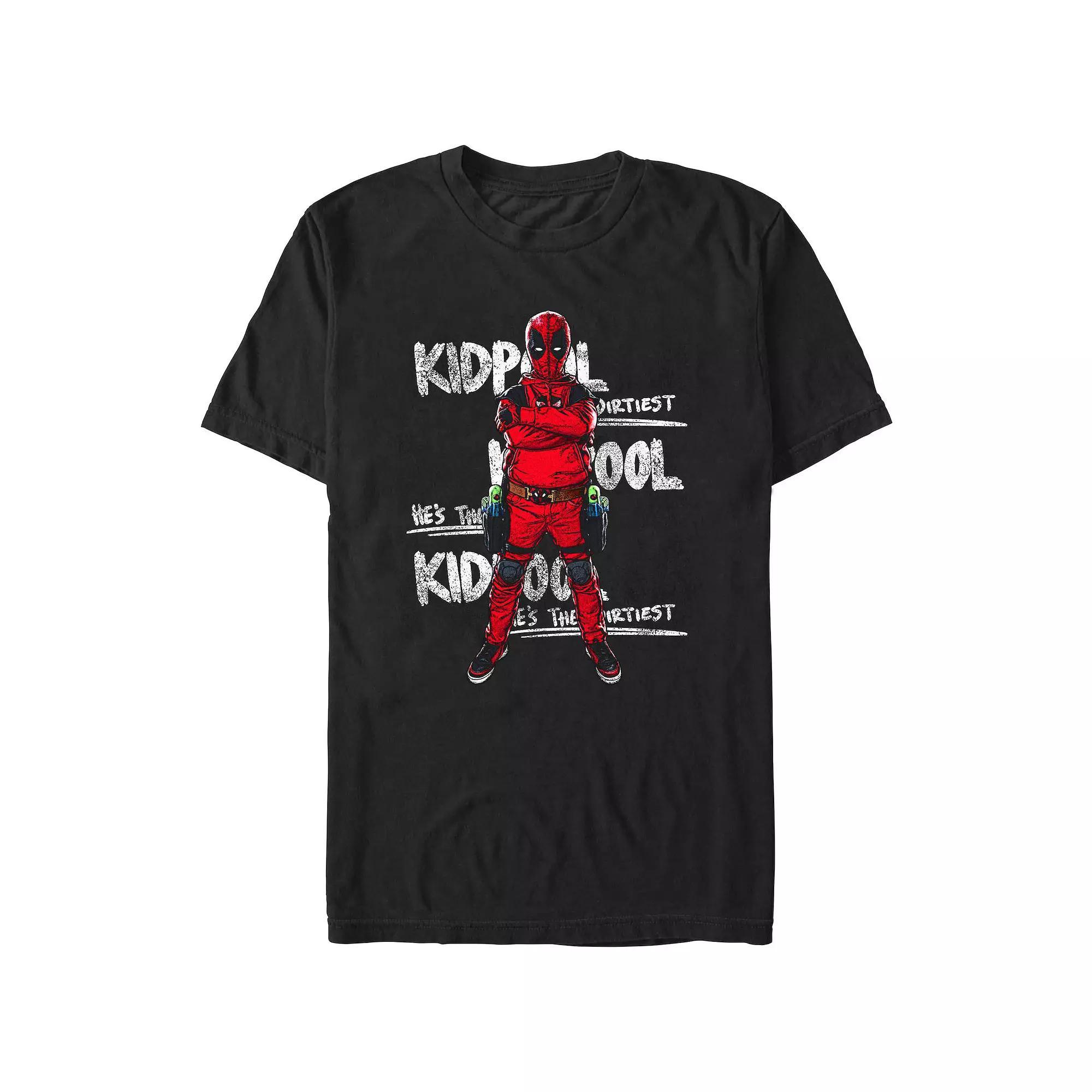 Men's Marvel Deadpool And Wolverine Kidpool He's The Dirtiest Graphic Tee, Size: XL, Black Product Image