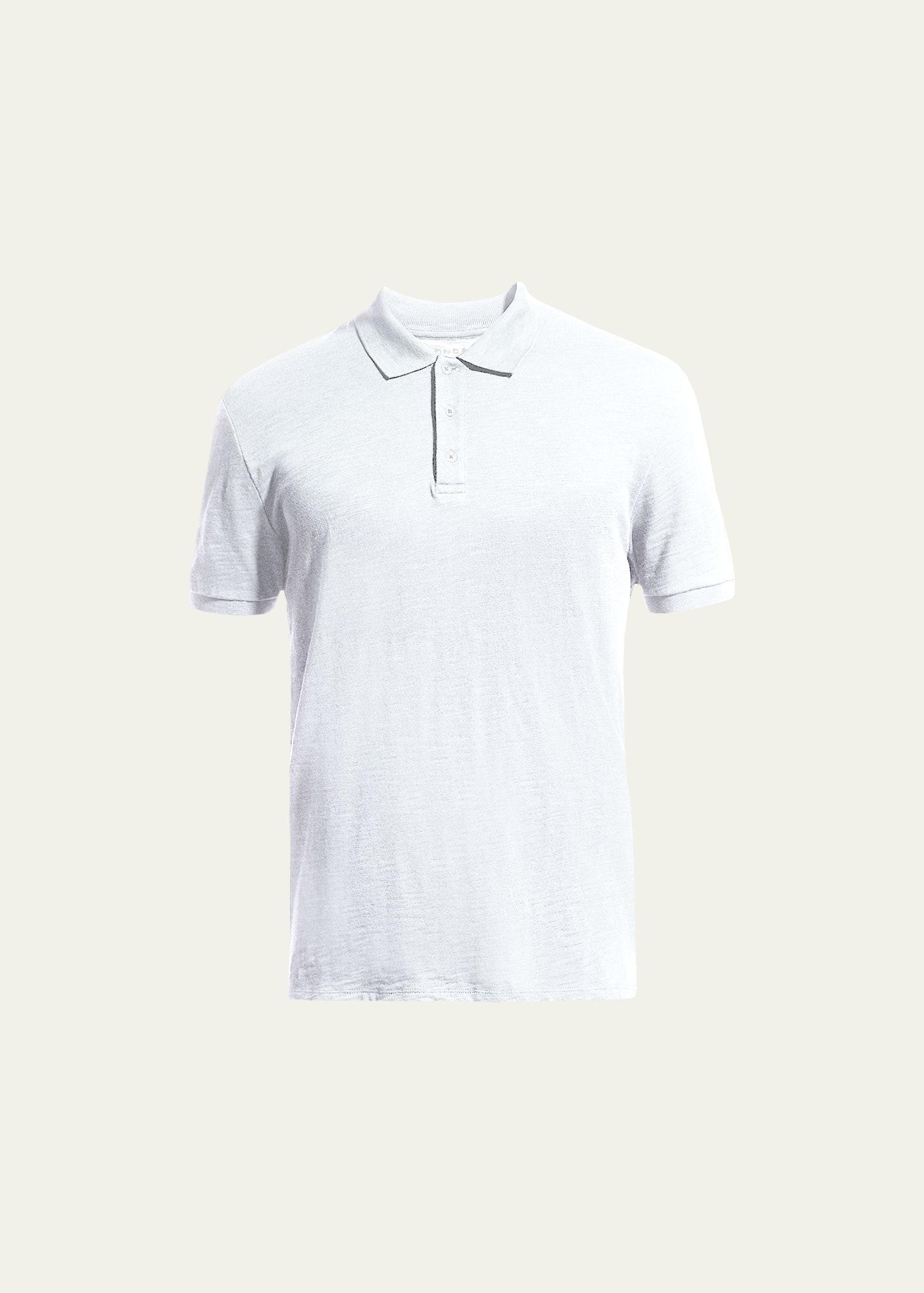 Classic Slub Cotton Polo Shirt Product Image