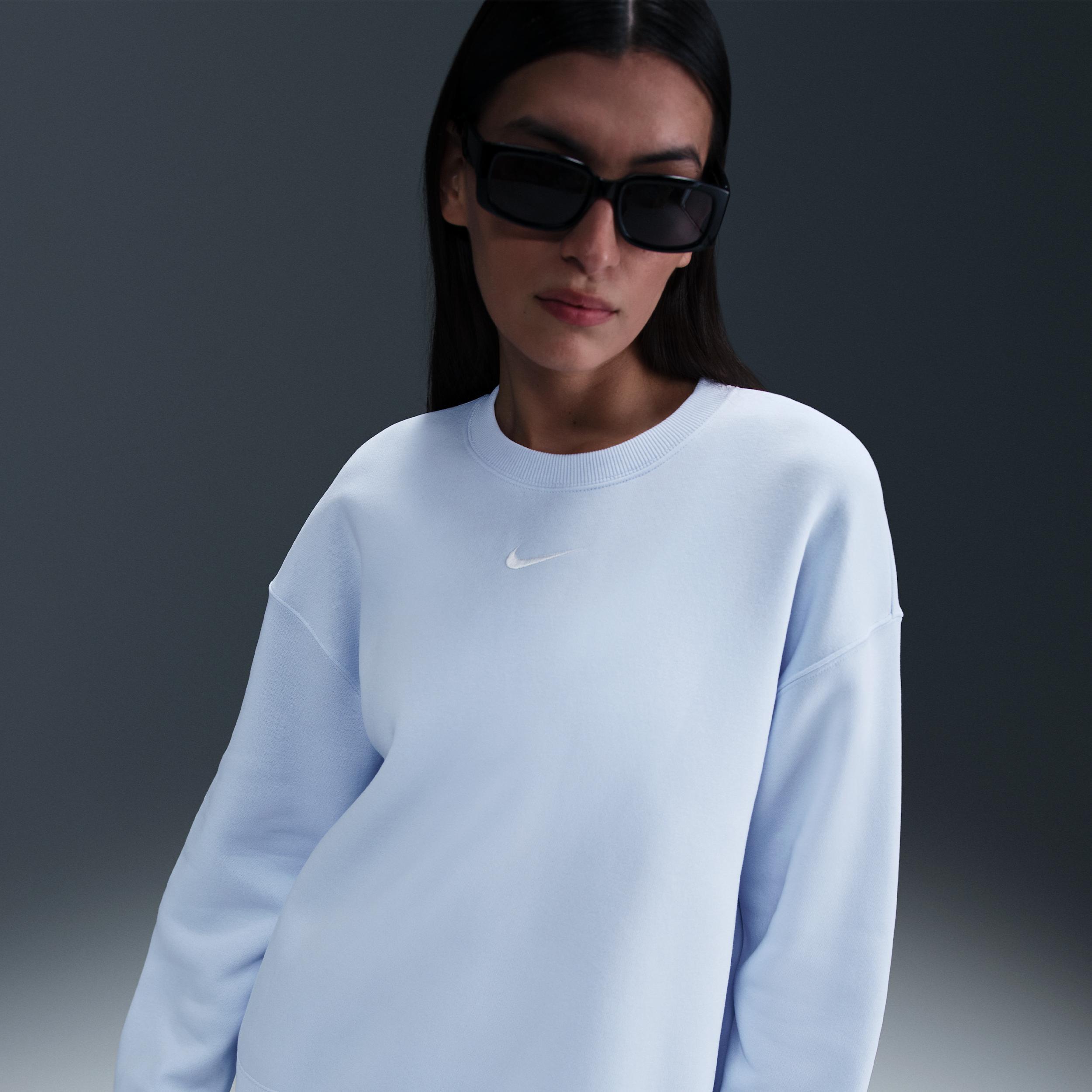 Nike Sportswear Phoenix Fleece Women's Oversized Crew-Neck Sweatshirt Product Image
