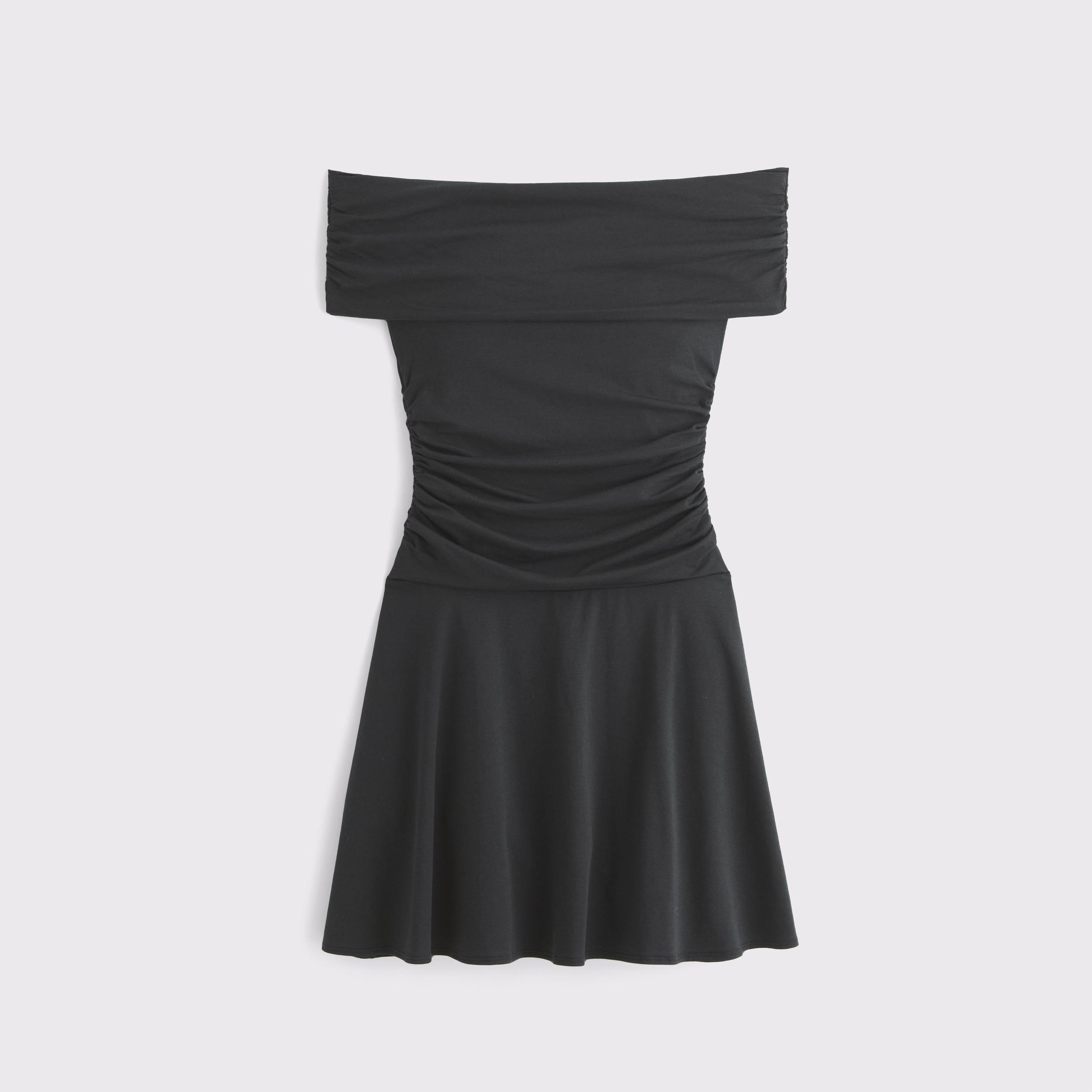 Off-The-Shoulder Knit Skort Product Image