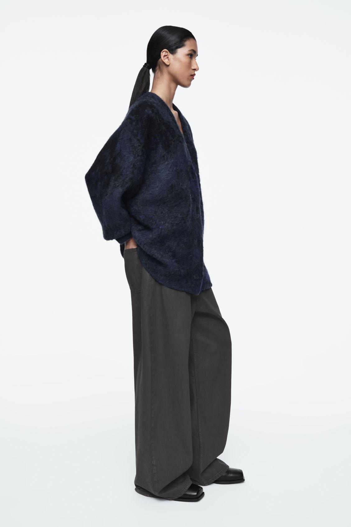 ALPACA-BLEND JACQUARD CARDIGAN Product Image